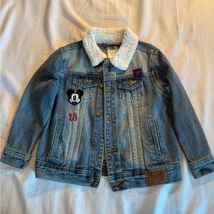 Mickey Mouse Childs Denim Jacket Size 4